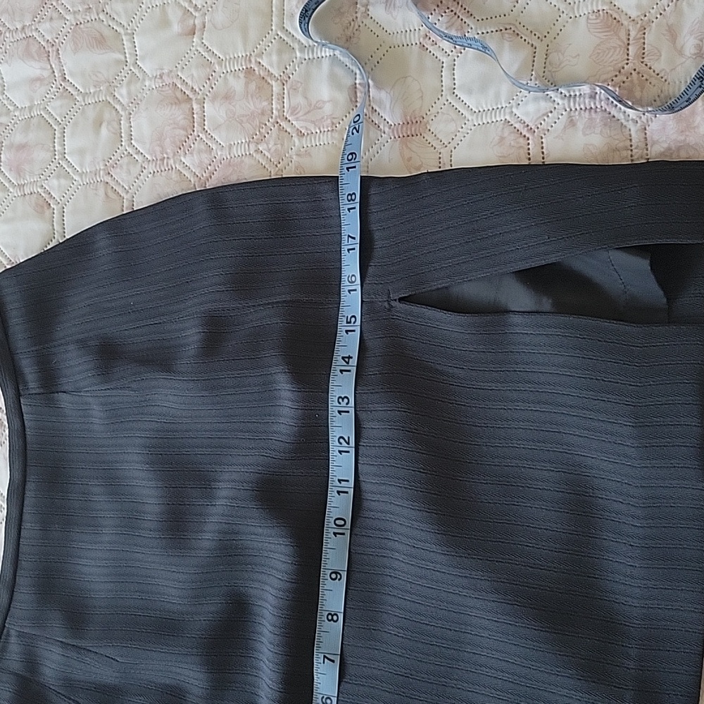 Larry Levine Dark Blue Pencil Skirt - Picture 6 of 9